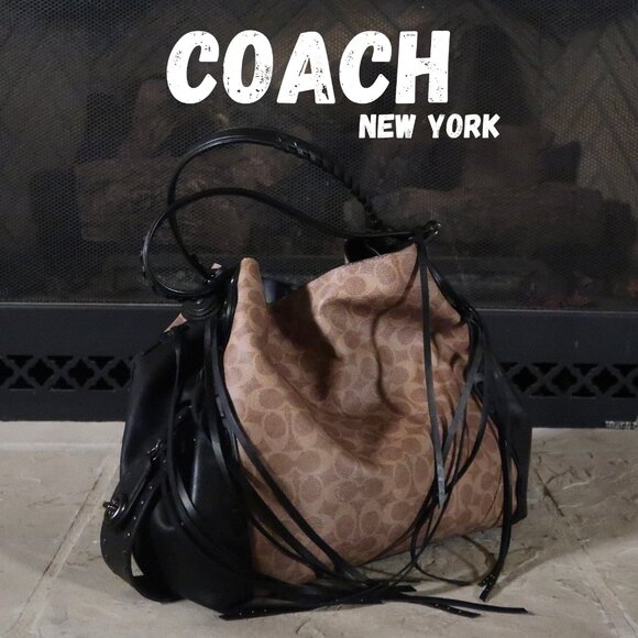 ULTRA RARE | Vintage Coach | New York Collection | designer shoulder | NEW - Picture 1 of 8